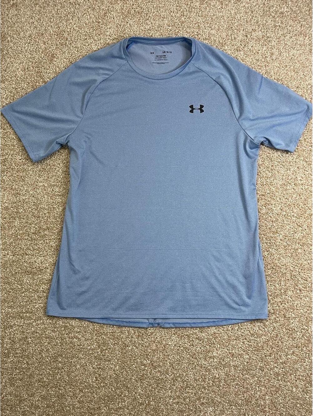 Under Armour Blue short sleeve‎ shirt mens L